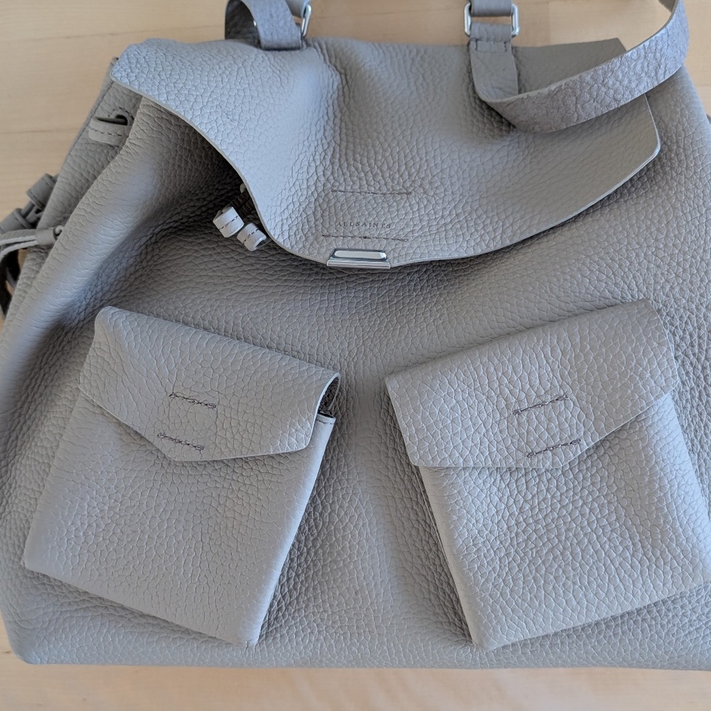 Grey All Saints Backpack
